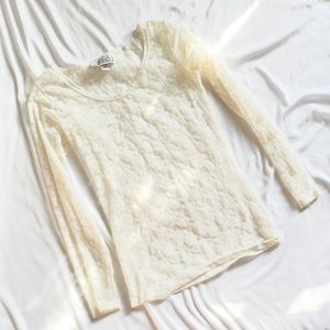 Vintage White Lace Top